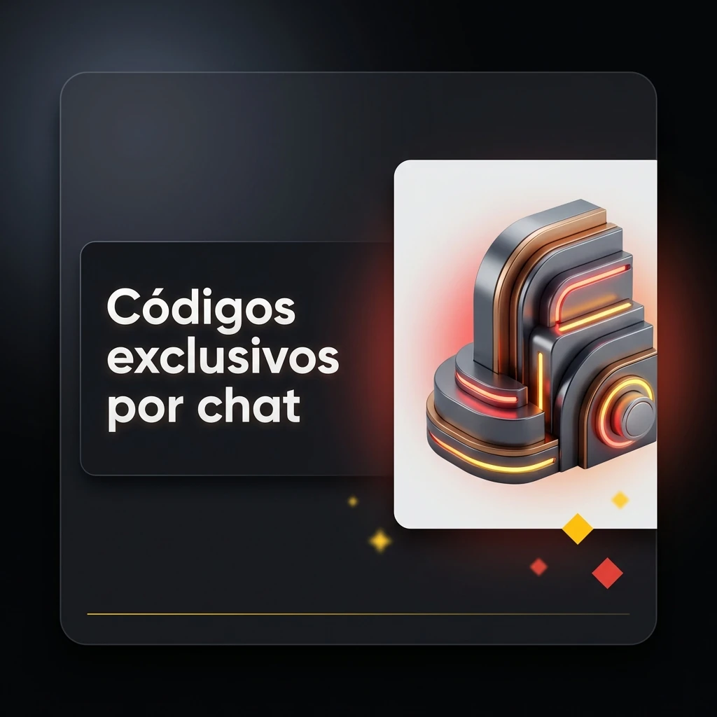 Códigos exclusivos por chat
