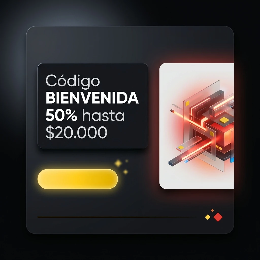 Código BIENVENIDA 50% hasta $20.000