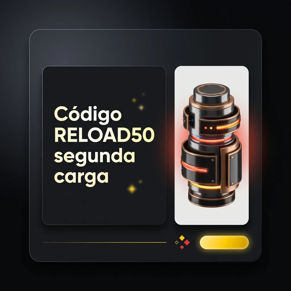 Código RELOAD50 segunda carga
